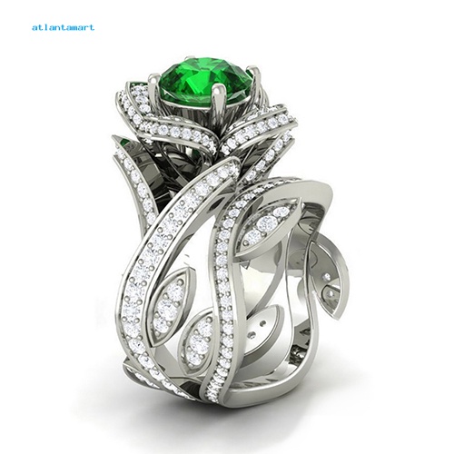 Túi Đựng Đồ Dùng Cao Cấp Tiện Dụng| Nhẫn Đeo Khớp Ngón Tay Hình Hoa Lá Đính Đá Zircon Trong Suốt Lấp Lánh Cho Nữ