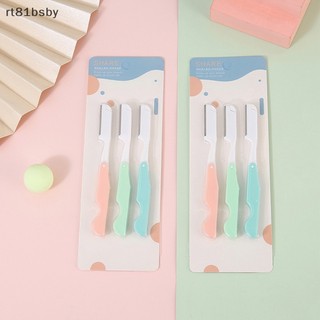 Set 1 / 3 dao cạo lông mày an toàn có thể gập lại cho nữ