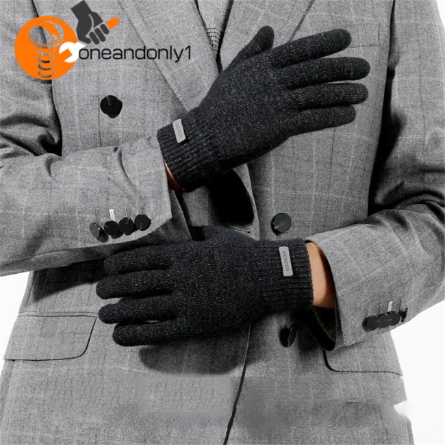 1 Đôi Găng Tay Giữ Ấm Mùa Đông Chống Trượt Có Thể Chạm Màn Hình Cảm Ứng