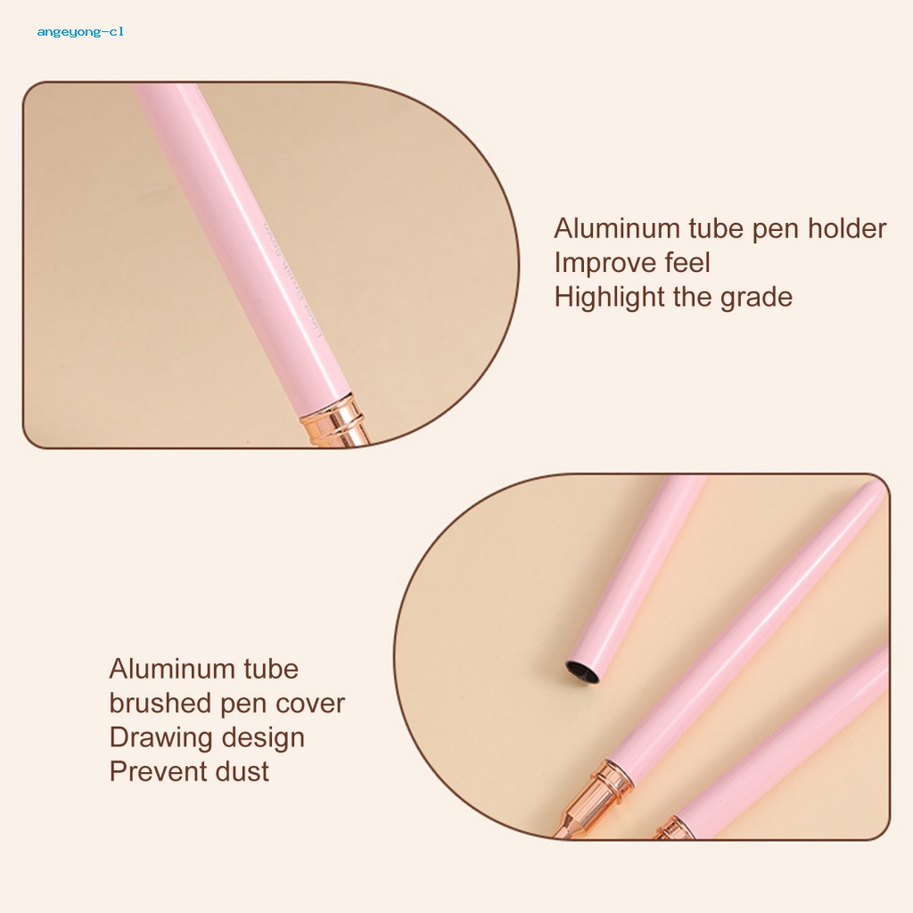 Set 5 Cọ Vẽ Móng Tay Siêu Mịn Lâu Trôi Trọng Lượng Nhẹ Chuyên Nghiệp