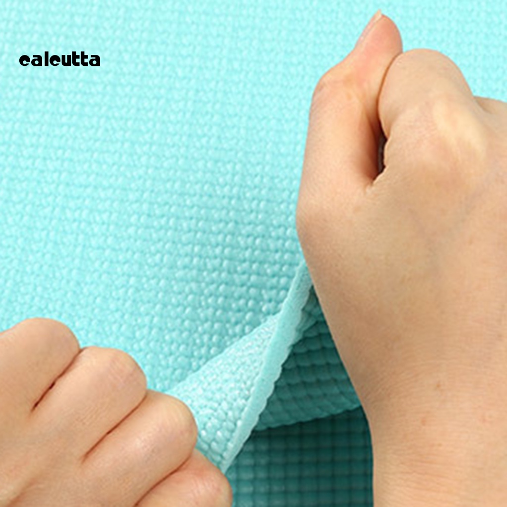 Thảm Tập Yoga Hình Chữ Nhật Bằng PVC Dày Dặn Chống Trượt Có Thể Gấp Gọn Tiện Dụng