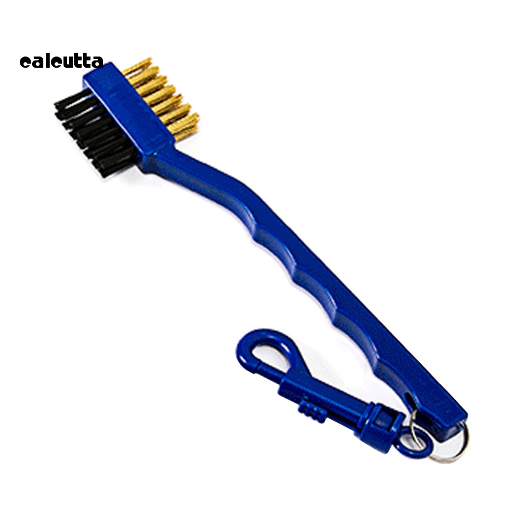 Bàn Chải Vệ Sinh Gậy Đánh Golf Hai Mặt Bằng Sợi Nylon Chống Trượt Thoải Mái Đa Năng