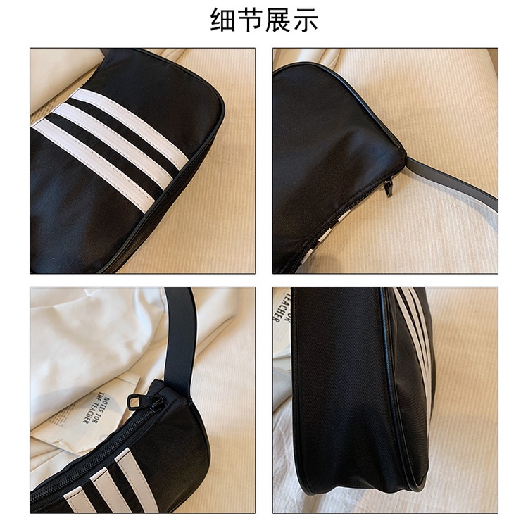 Túi Xách Đeo Vai / Kẹp Nách Chất Liệu Nylon Kích Cỡ Lớn Phong Cách Thời Trang Hàn