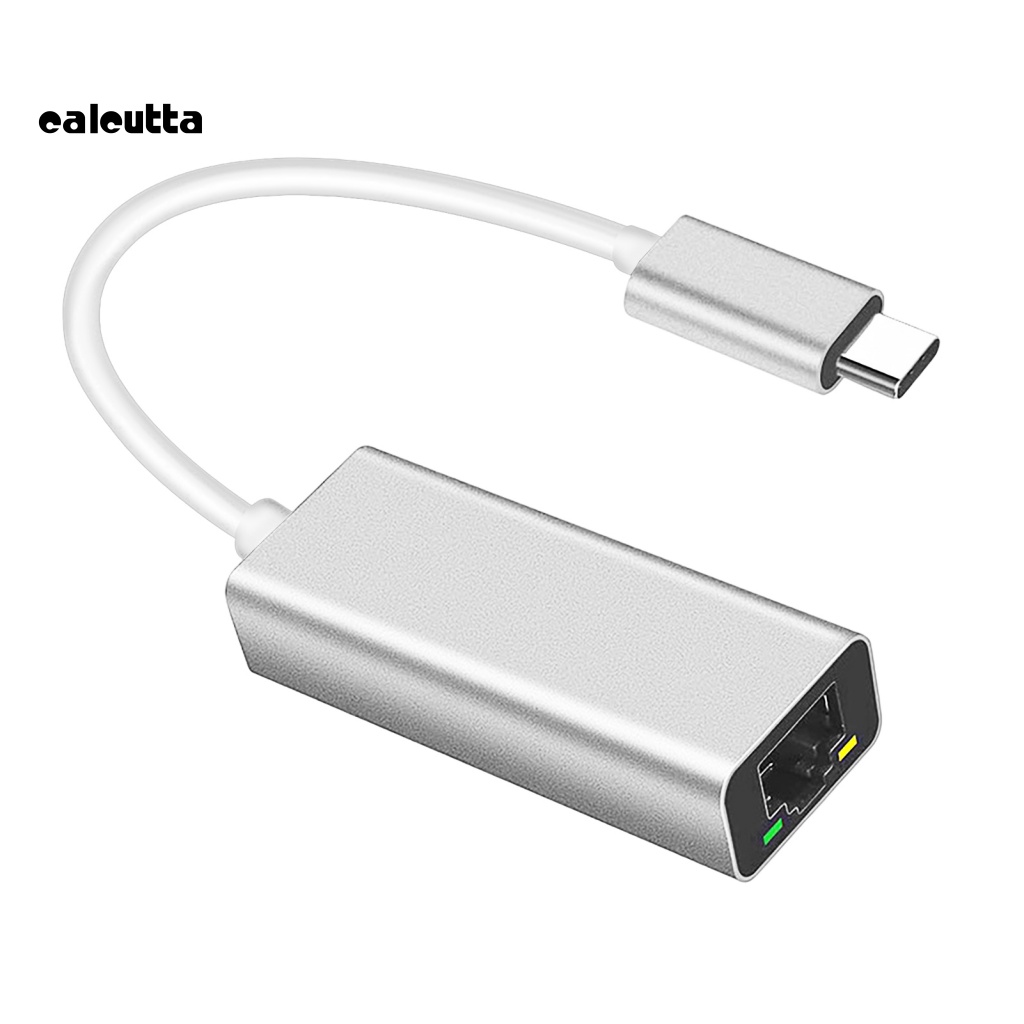 Cáp Chuyển Đổi Thẻ Mạng Lan Từ TPE Type-C Sang RJ45 Dài 100M Chống Nhiễu Cho MacBook
