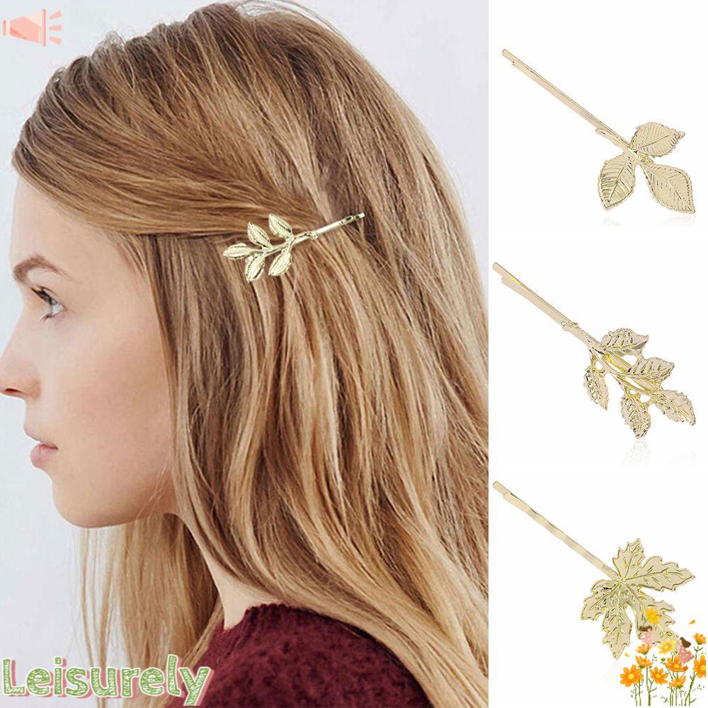 LEILY Kẹp Tóc Kim Loại Thời Trang Cho Nữ