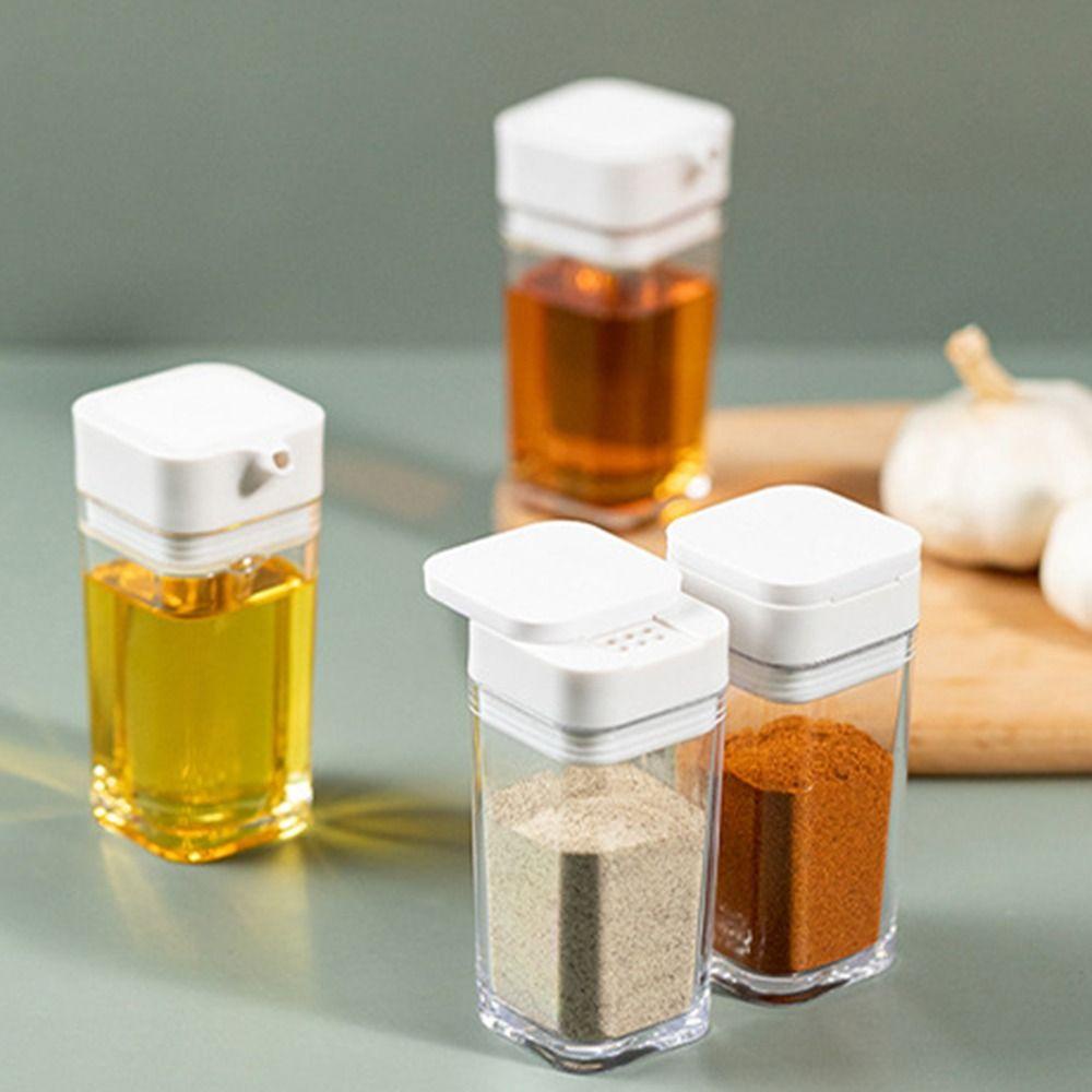 BARRY Set 4 Hộp Nhựa Trong Suốt Đựng Gia Vị Tiện Lợi