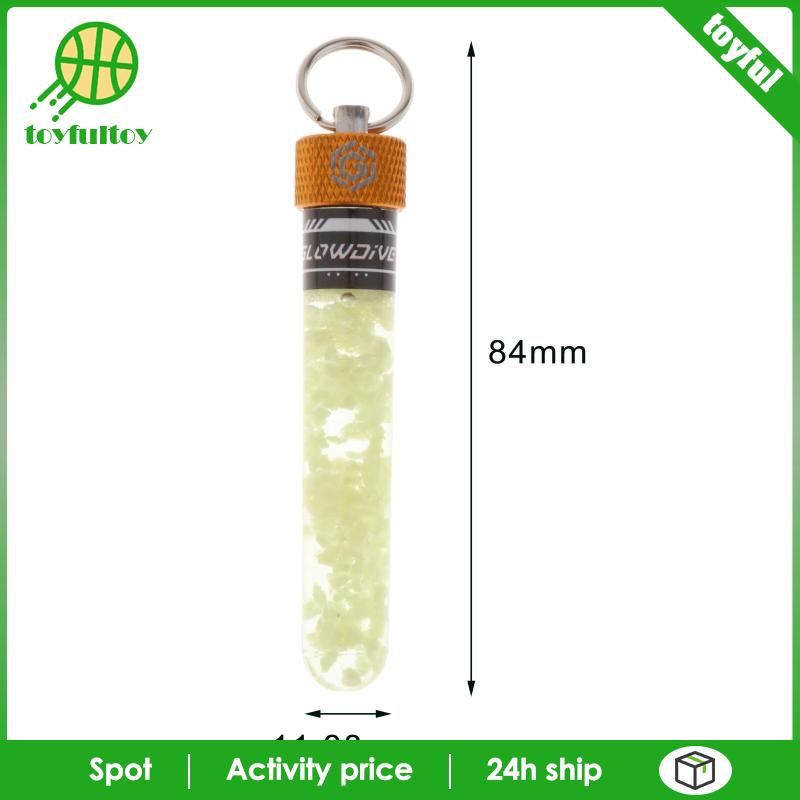 Thanh Phát Sáng Chống Thấm Nước Kèm Móc Khóa Tiện Dụng Cho Thợ Lặn / Cắm Trại