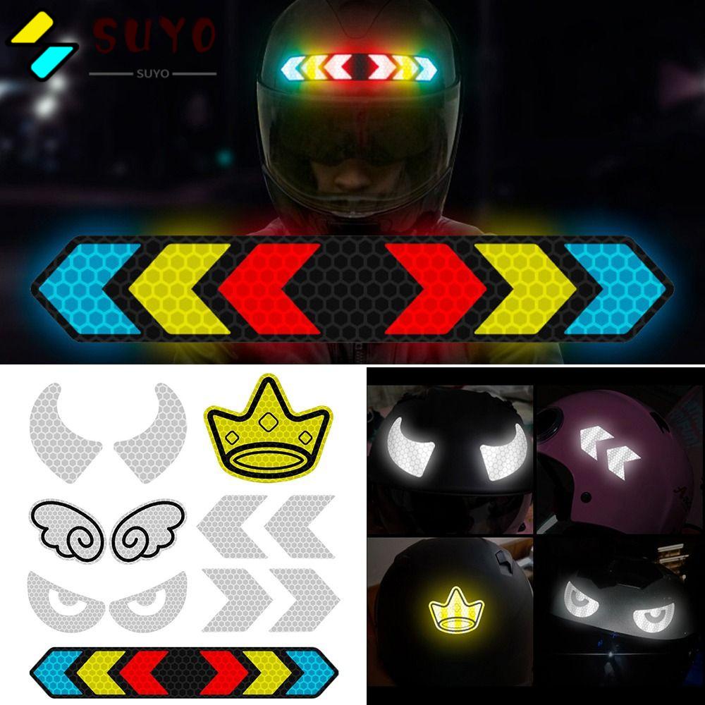 SUYO Miếng Dán Phản Quang Chống Thấm Nước Hình Đôi Cánh Mũi Tên / Mắt / V