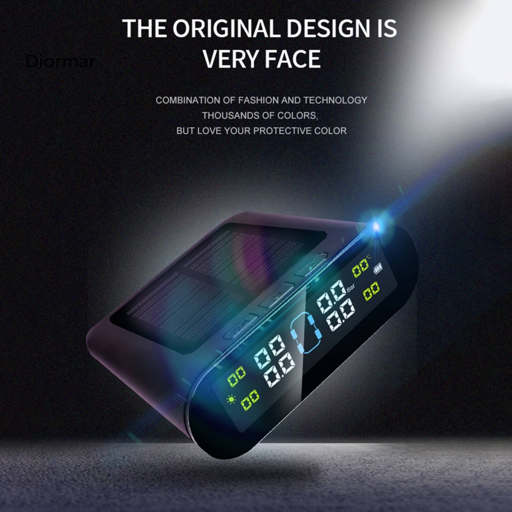 Máy Cảm Biến Áp Suất Lốp Xe Hơi TPMS Không Dây Hiển Thị Màn Hình LCD