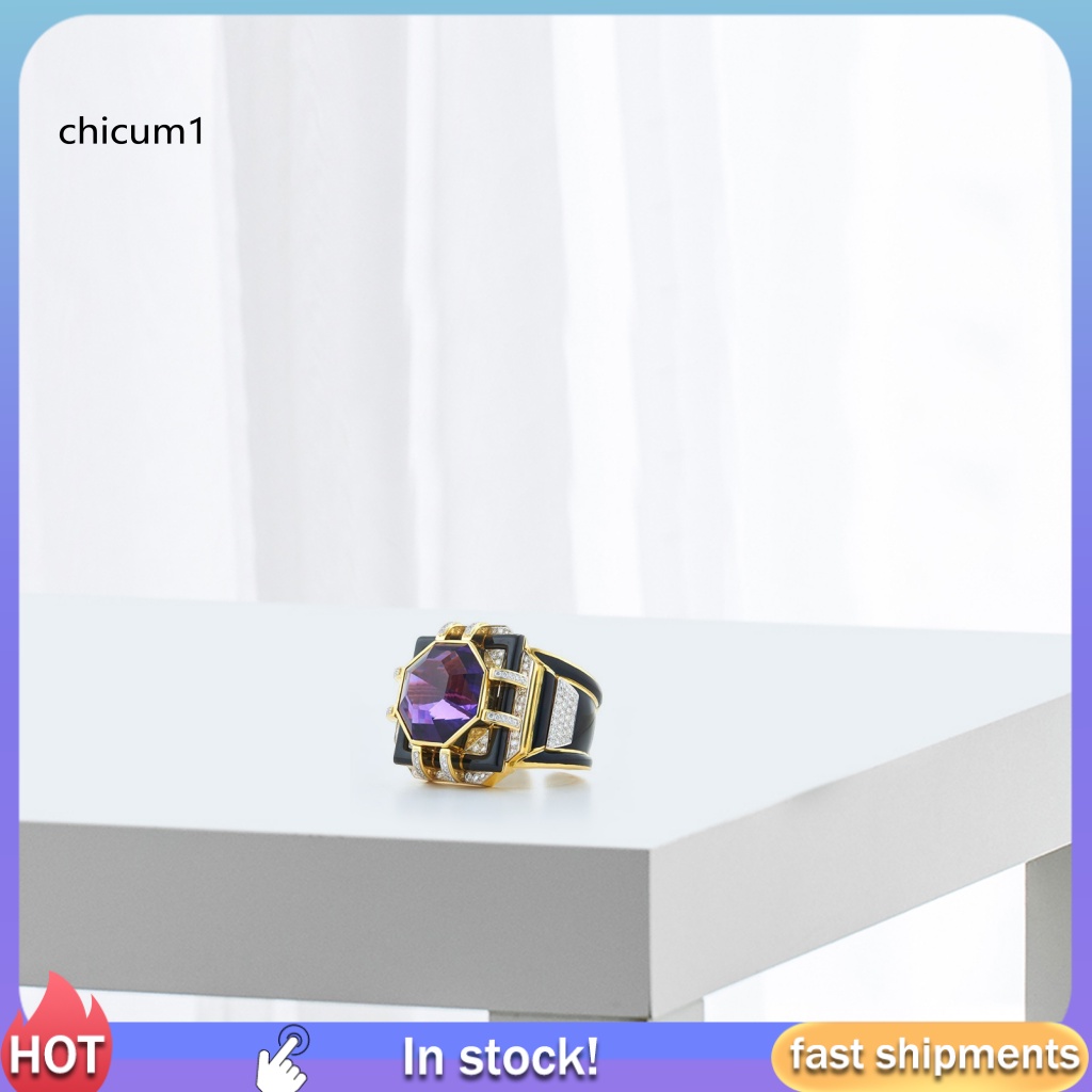 Nhẫn Đính Pha Lê Giả Nhiều Kích Cỡ Thanh Lịch Cho Nữ Mặc Hàng Ngày