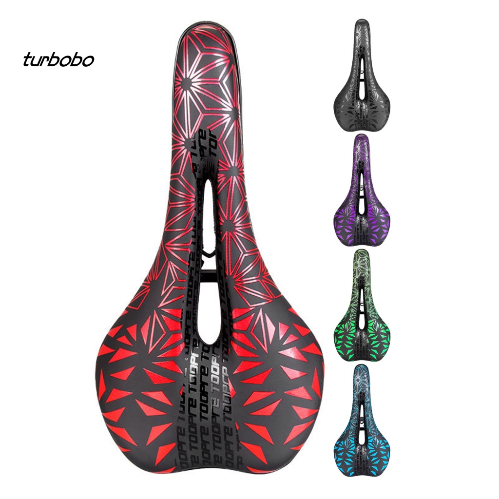 Yên Xe Đạp Chống Sốc Họa Tiết Hình Học Rỗng Chất Lượng Cao