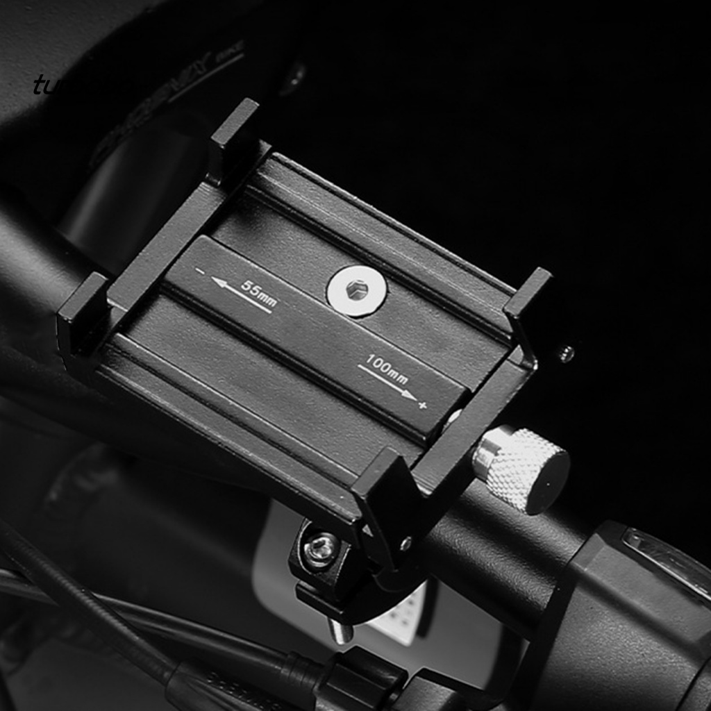 1 Bộ Giá Đỡ Điện Thoại Bằng Hợp Kim Nhôm Gắn Tay Lái Xe Đạp Tiện Dụng