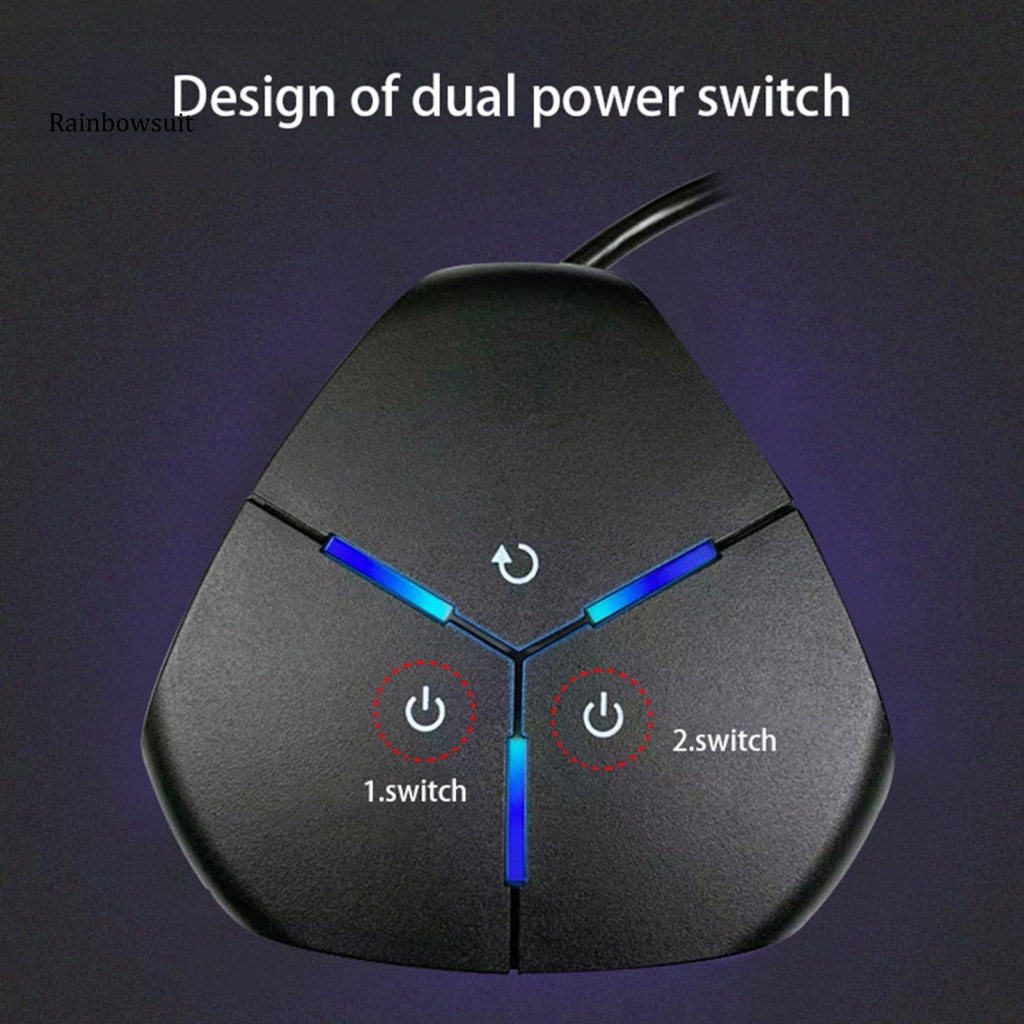 Công Tắc Nguồn Hai Cổng USB 16m Di Động Cho Máy Tính Để Bàn / Thanh Internet