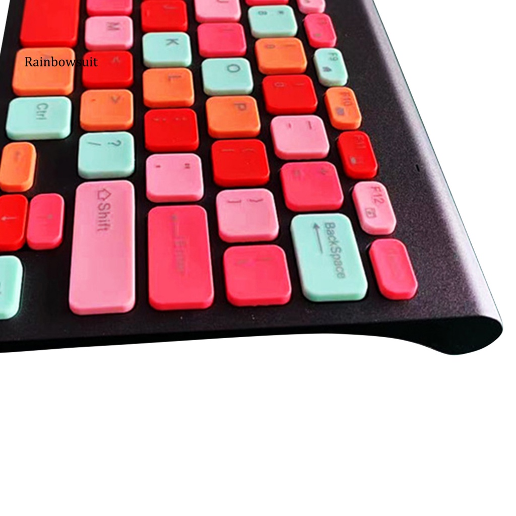 Bàn Phím Không Dây Mini 78 Phím Siêu Mỏng 24GHz