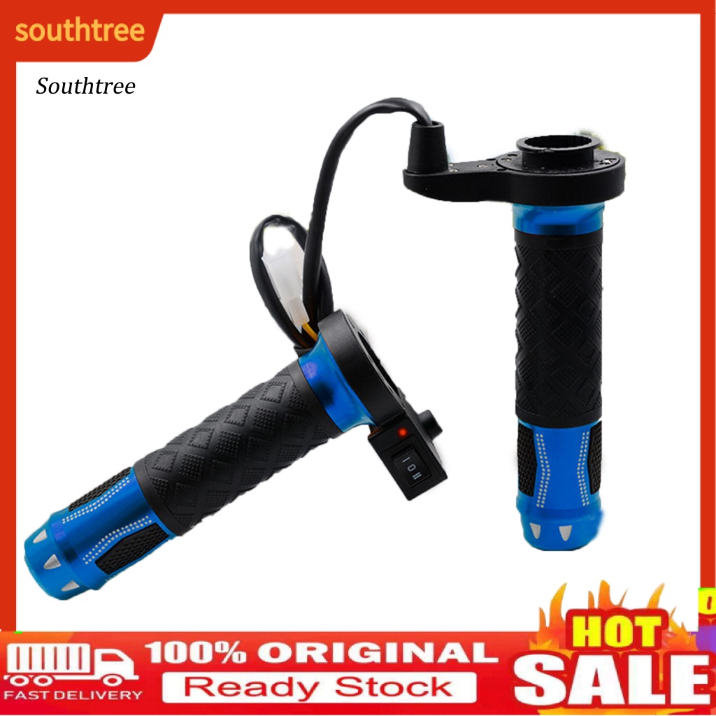 1 Cặp Tay Cầm Lái Xe Máy Điện 12V Giữ Ấm Tùy Chỉnh Chống Mài Mòn