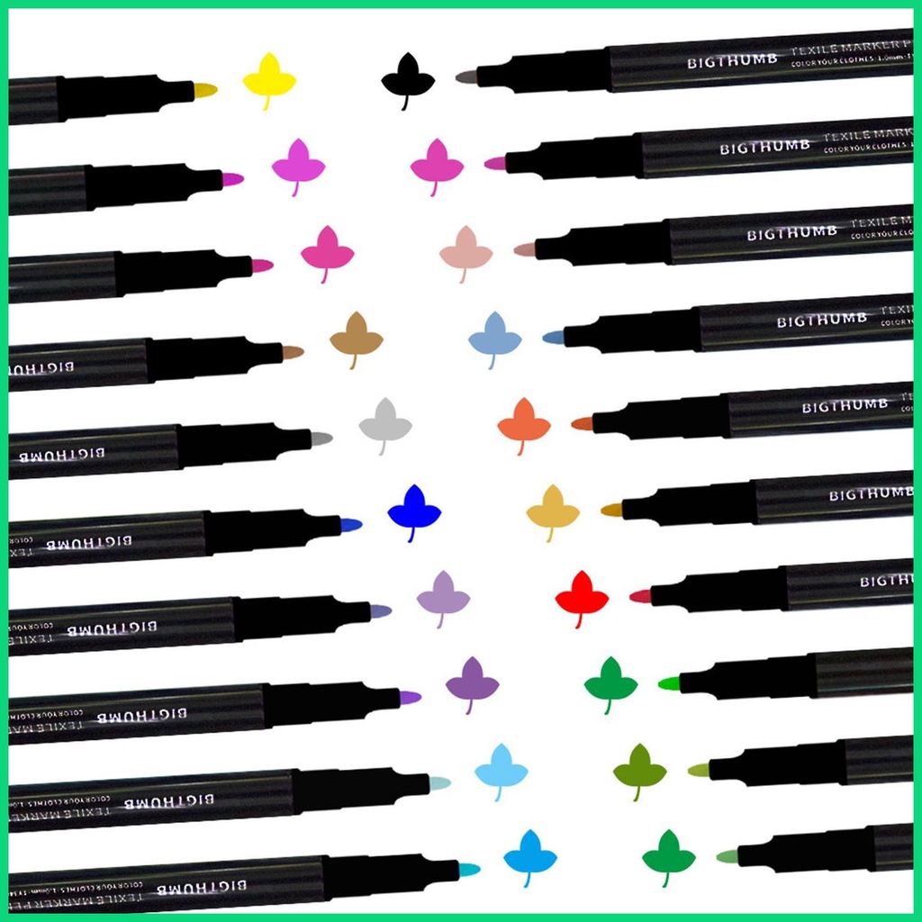 Set 20 Bút Lông Màu Vẽ Graffiti Nghệ Thuật DIY Nhanh Khô