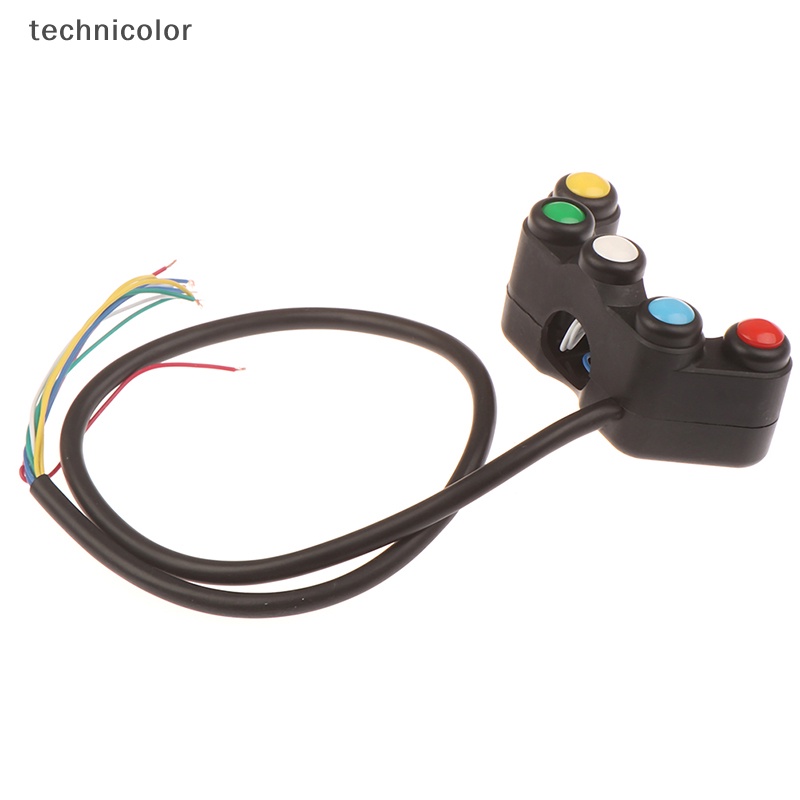Công Tắc Gắn Tay Lái Xe Máy / Xe Đạp 5 Nút 22mm Thông Dụng