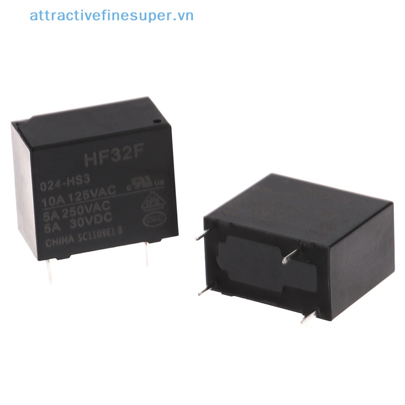 Rơ Le AFS HF32F JZC-32F-005 009 012 024-HS3 4PIN 5A 10A JZC-32F-G-024-HS10A