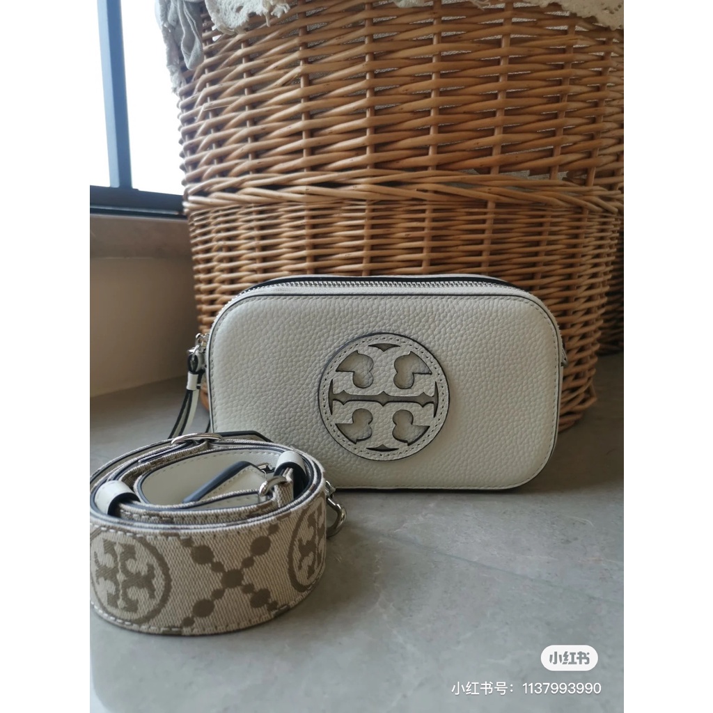 Túi Đeo Vai Tory Burch8373 Bằng Vải Canvas Phong Cách Retro Sang Trọng Dành Cho Nữ