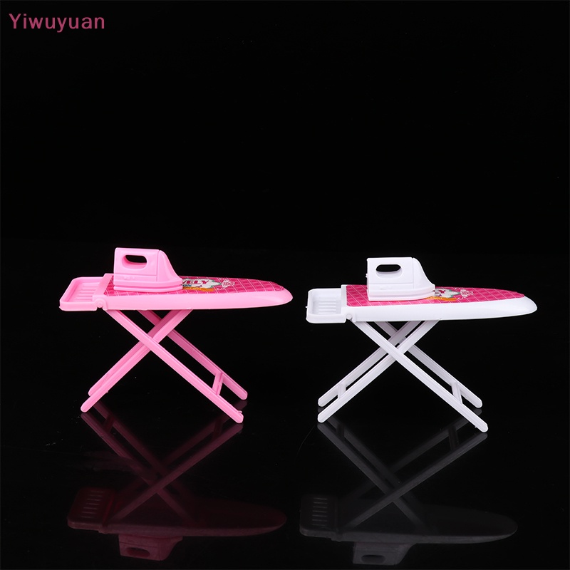 1 Bộ Giỏ Đựng Đồ Giặt Bằng Sắt Cho Nhà Búp Bê Mới