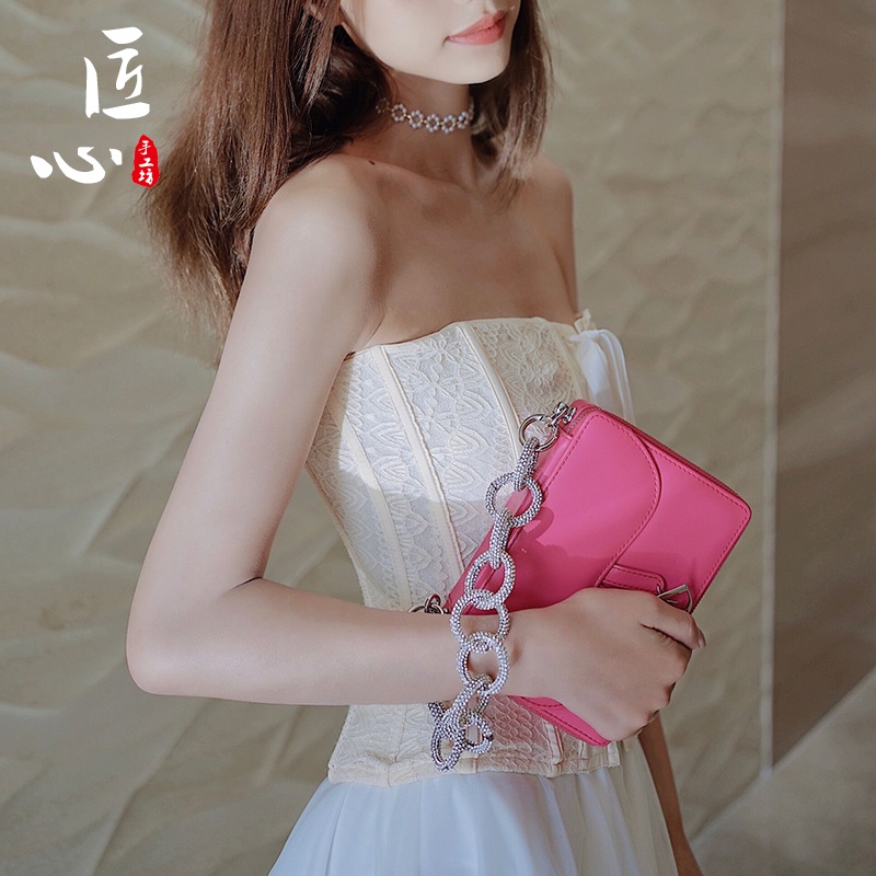 Ingenious workshop xingyao Yên Ngựa Son Môi Túi Xách Dây Xích Làm Thủ Công diy