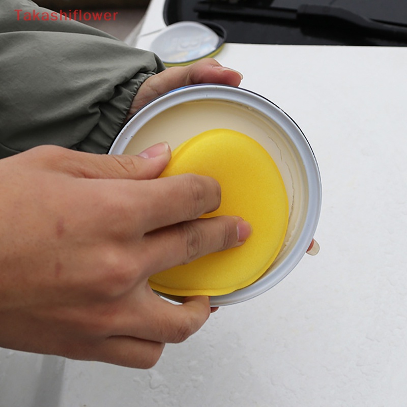 Set 10 Mút Đánh Bóng Xe Hơi Màu Vàng 10CM Tiện Dụng