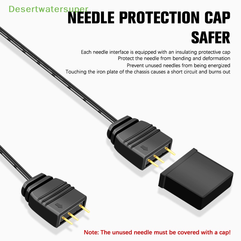 Cáp Chia Cổng 5V 3Pin 1 Sang 2 1 Thành 4 33.5cm ARGB Thông Dụng