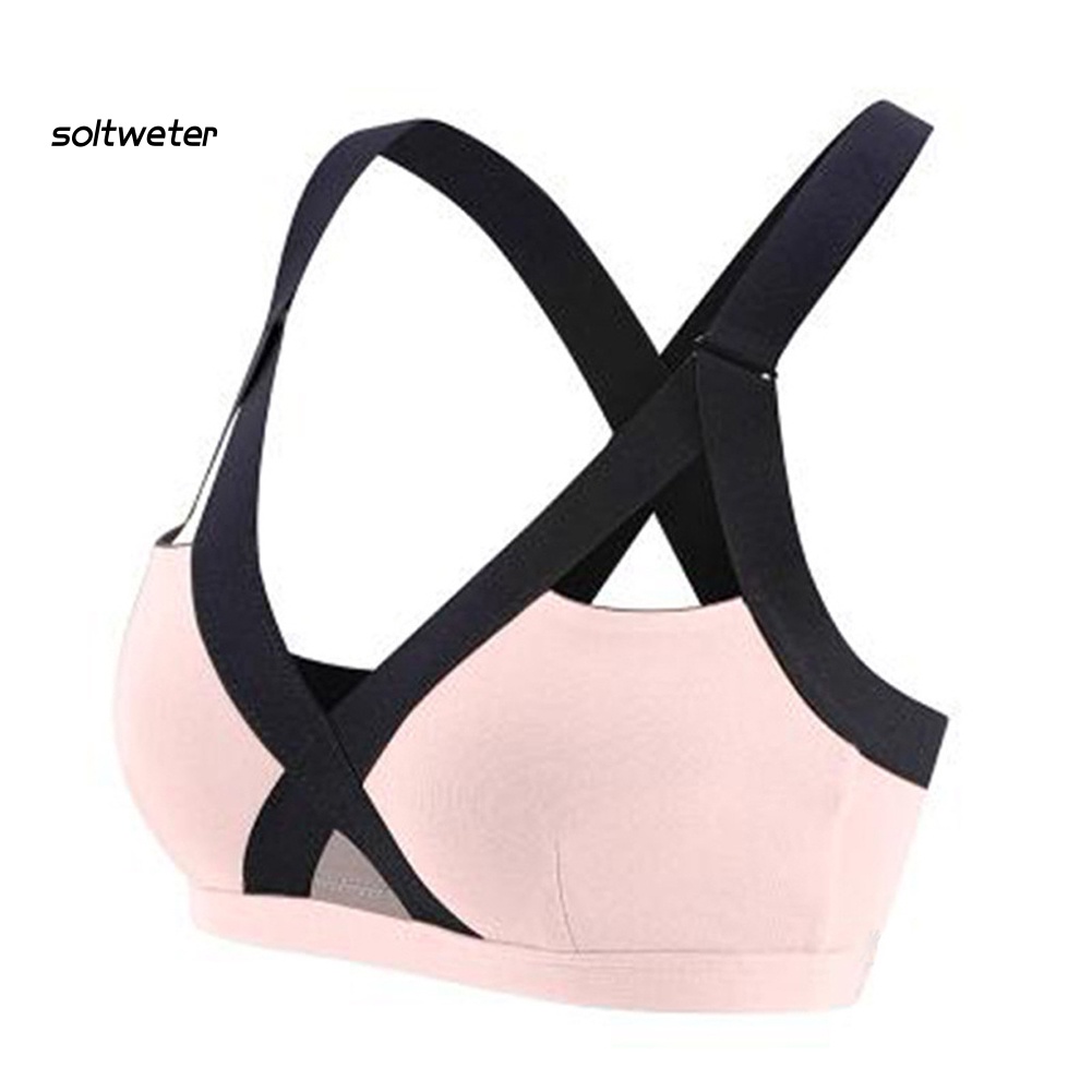 Áo Ngực Thể Thao Dây Chéo Lưng Cổ Chữ V Gợi Cảm Cho Nữ