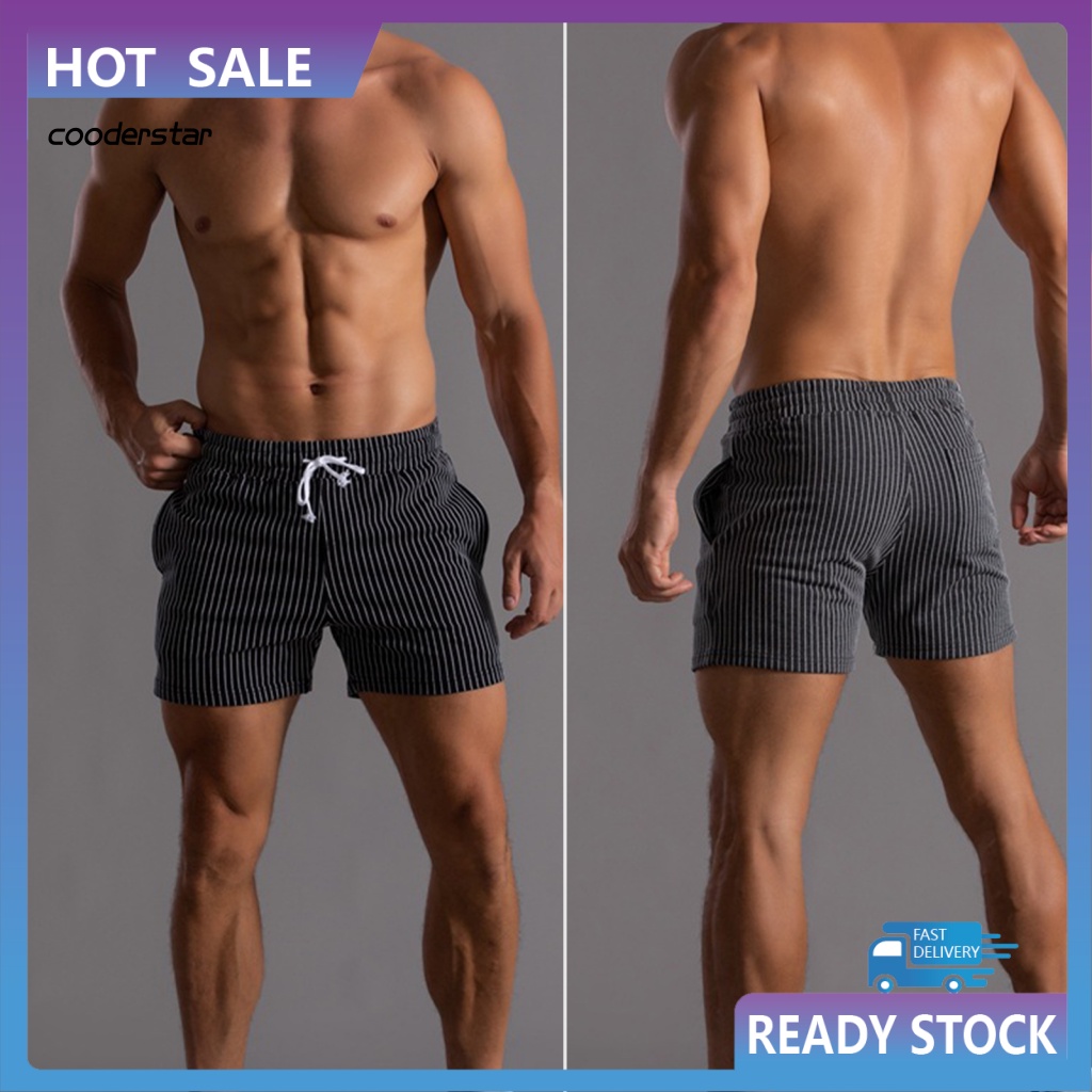 Quần Short Lưng Thun Dây Rút Co Giãn Phối Túi Phong Cách Thể Thao Thời Trang Mùa Hè Cho Nam