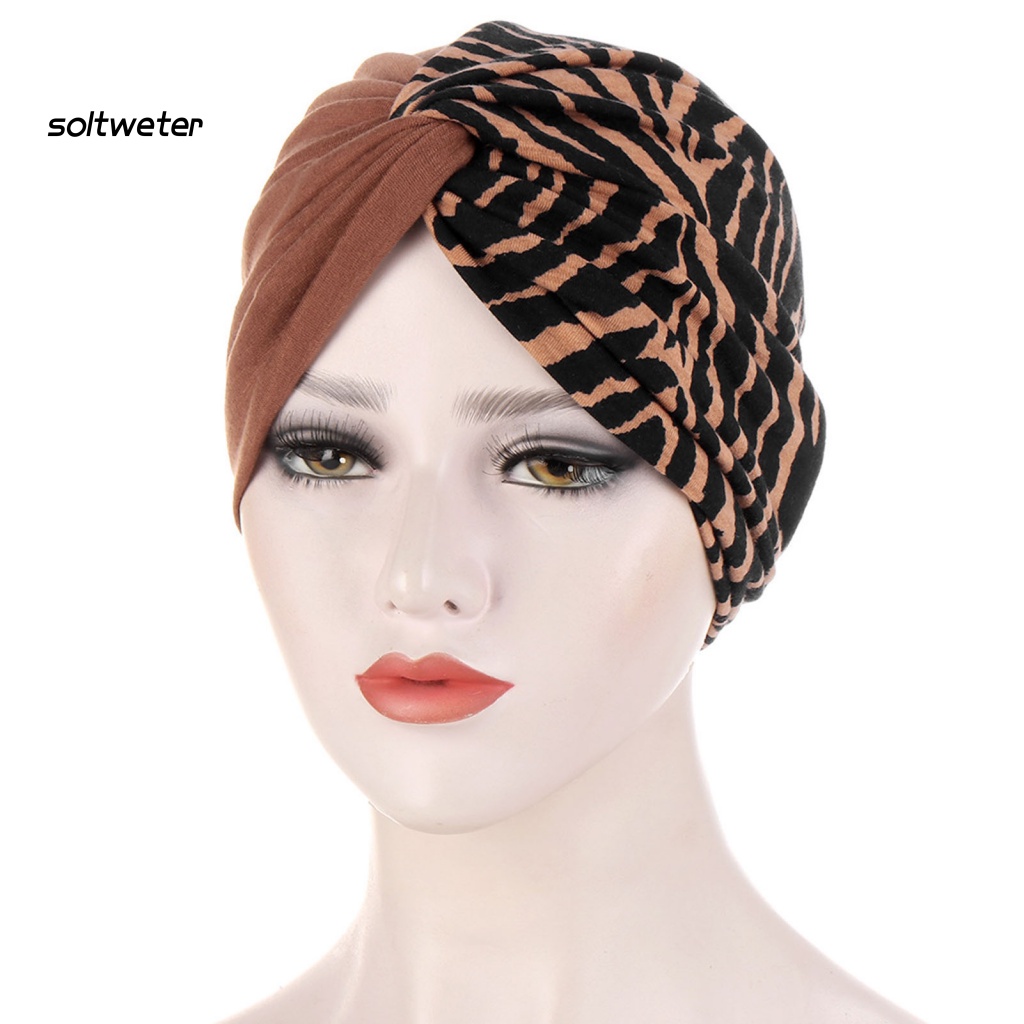 St Băng Đô Thắt Nút Bảo Vệ Đầu Đa Năng Màu Trơn