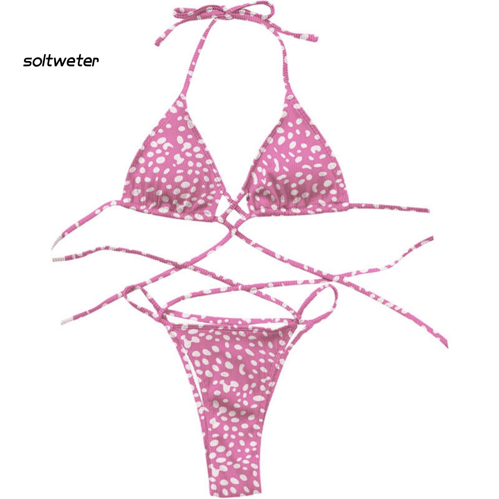 Bộ Đồ Bơi Bikini Màu Sắc Trơn Tùy Chỉnh Quyến Rũ Cho Nữ