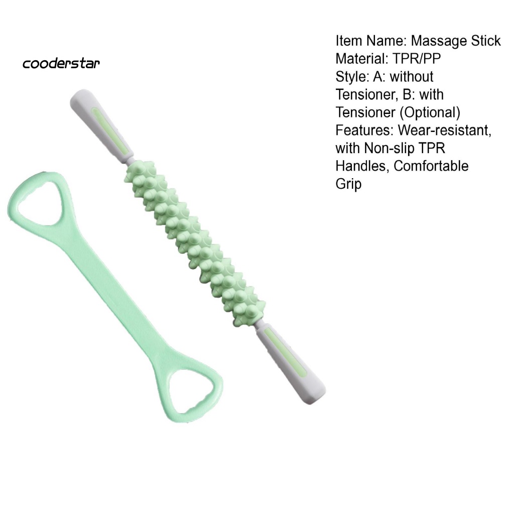 Gậy Mát Xa Cơ Bắp Cầm Tay Độ Cứng Cao Đa Năng Chống Trượt Thoải Mái Bằng TPR