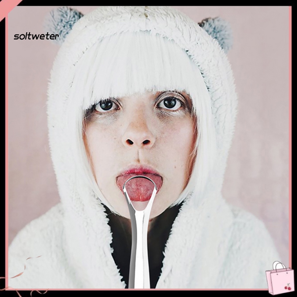 Dụng Cụ Vệ Sinh Lưỡi Cứng Gọn Nhẹ Bề Mặt Mịn Màng Mạnh Mẽ Dùng Làm Quà