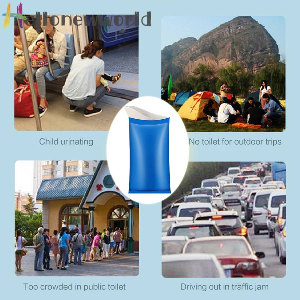 Túi Đi Vệ Sinh Khẩn Cấp 600ML Sử Dụng Một Lần Tiện Lợi