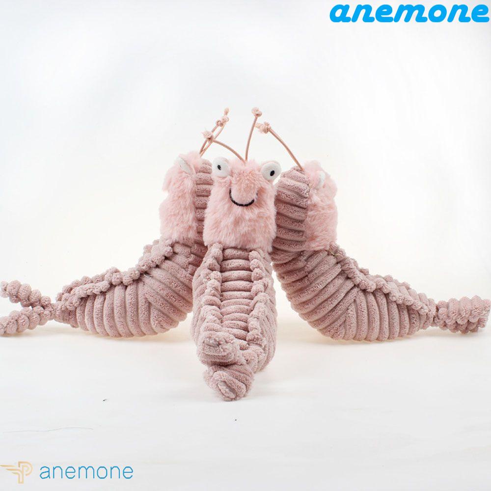 ANEMONE Đồ chơi nhồi bông Hình Tôm Hoạt Hình 22cm