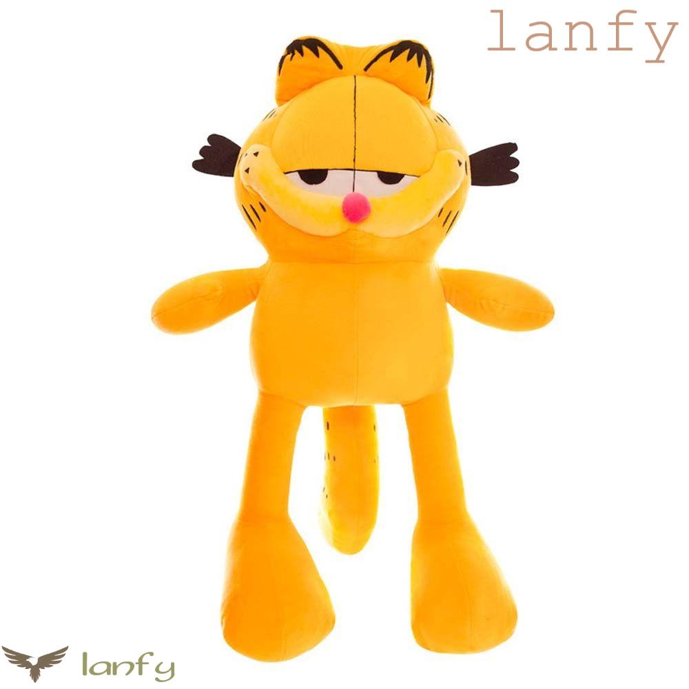 LANFY Mèo Garfield Nhồi Bông Hoạt Hình Đáng Yêu