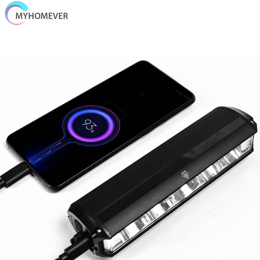 Đèn LED Sạc USB 900 / 1200 / 1400 / 2600LM Cho Xe Đạp Leo Núi