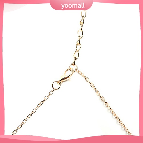 Khuyên Rốn Phối Dây Xích Đính Đá Cá Tính Cho Nữ