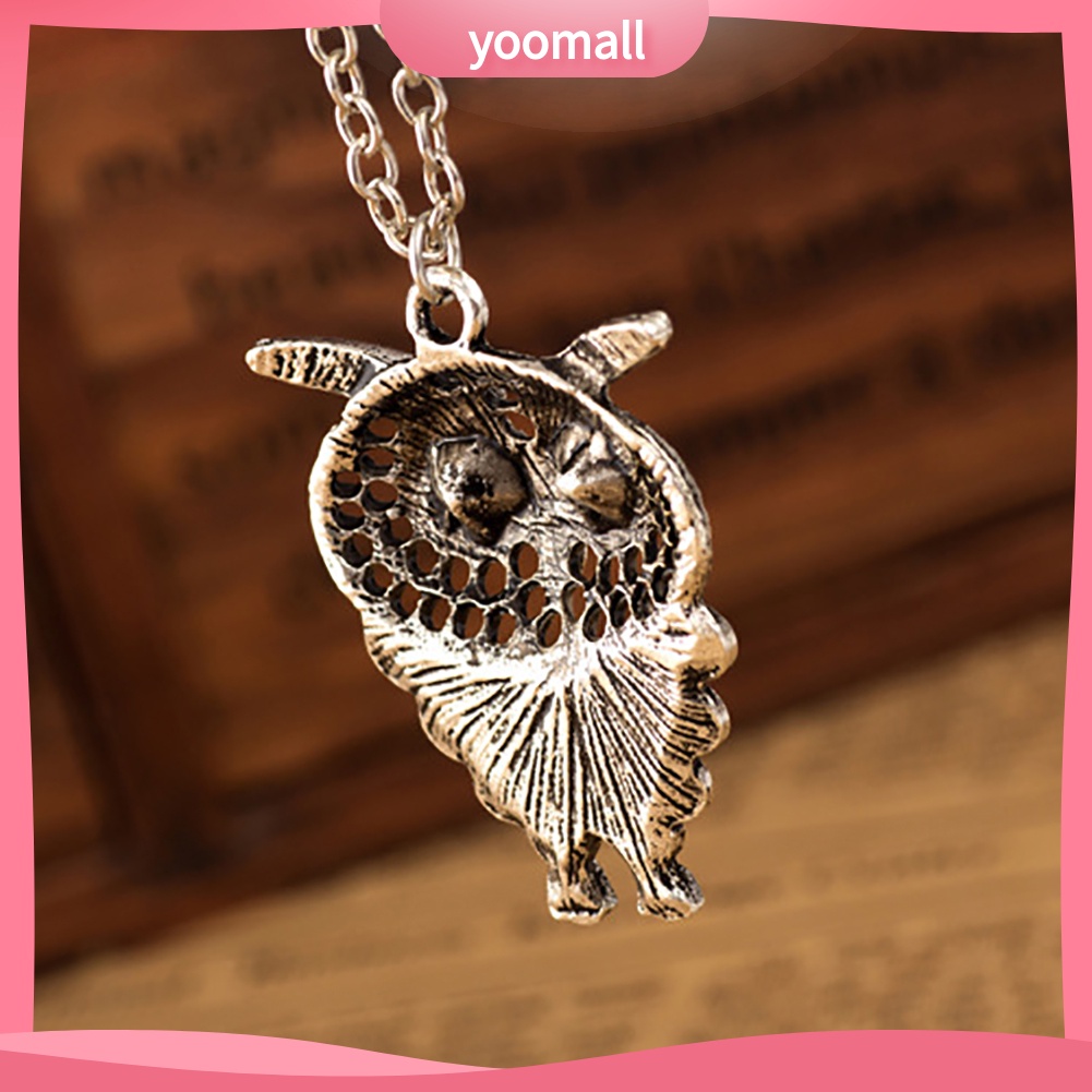 Vòng cổ Mặt Hình Cú Mèo Dễ Thương Phong Cách Vintage