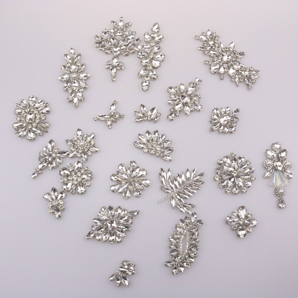 Miếng Dán Ủi Quần Áo Đính Đá Hạt Cườm Pha Lê Dùng Trang Trí // Miếng Dán Ủi Quần Áo Đính Đá Hạt Cườm