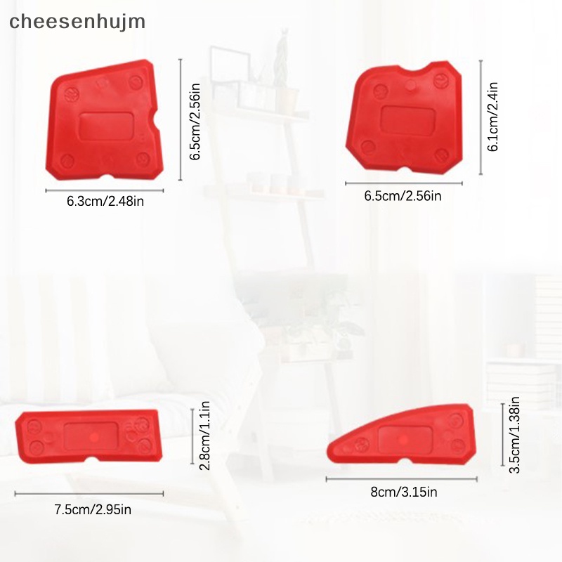 Bộ 4 Cái Dụng Cụ Cạo Chất Lỏng Bằng Silicon Cho Cửa Sổ