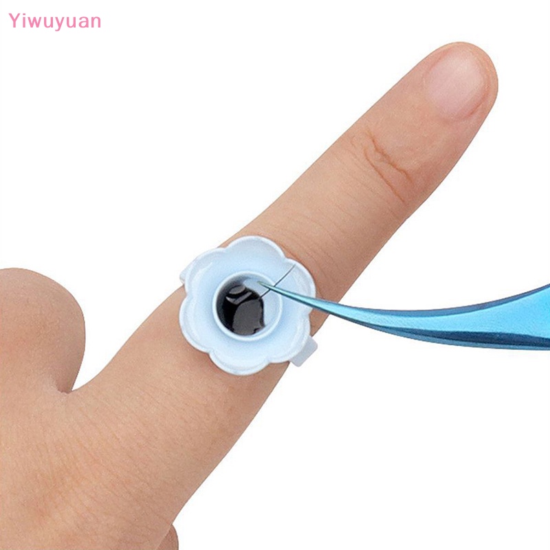 Set 100 Nhẫn Giữ Keo Dán Mi Giả Sử Dụng Một Lần