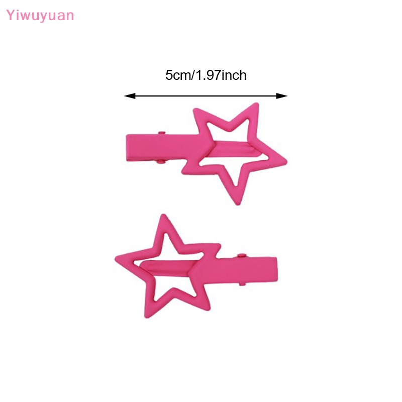 2 Kẹp Tóc Hình Ngôi Sao Phong Cách Hàn Quốc Cho Nữ