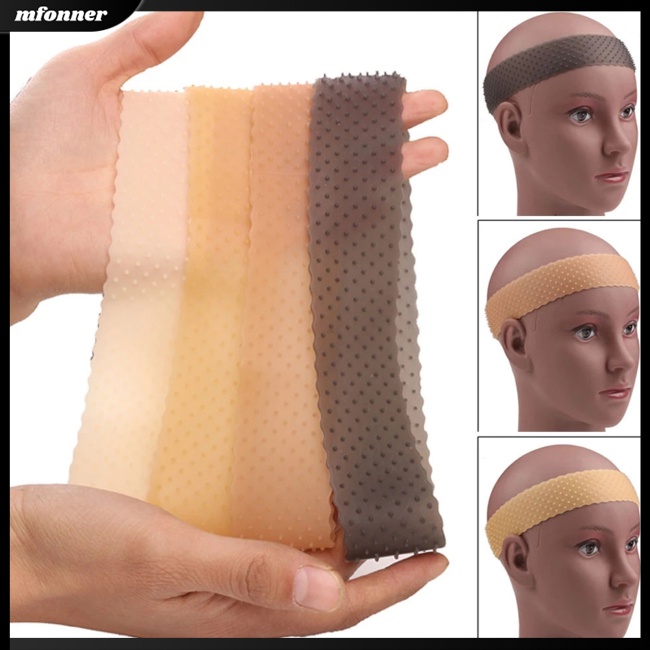 Băng Đô Đội Tóc Giả Bằng Silicone Chống Trượt Chống Đổ Mồ Hôi Có Thể Tái Sử Dụng