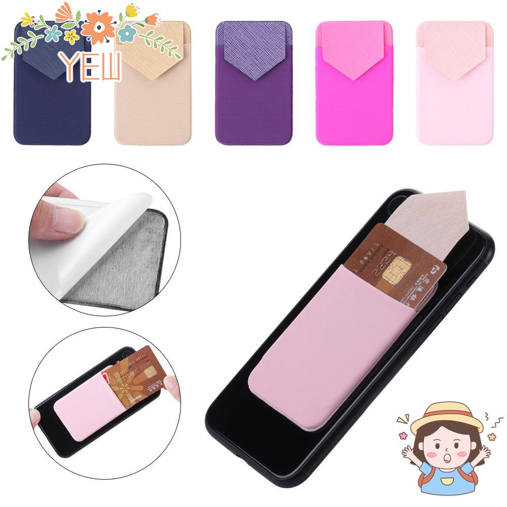 Ốp Điện Thoại Lycra Dạng Ví Có Ngăn Đựng Thẻ Thời Trang