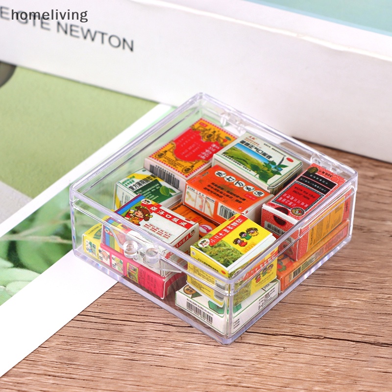 1 Bộ Hộp Đựng Thuốc 1: 12 Dùng Trang Trí Nhà Búp Bê