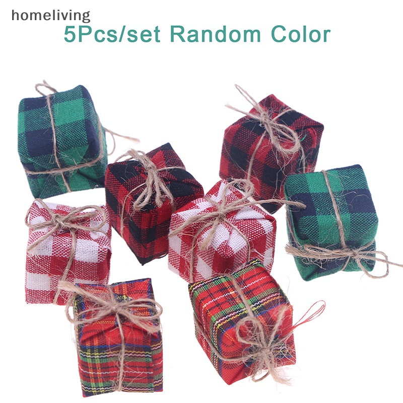 Set 5 Hộp Quà Đồ Chơi Trang Trí Nhà Búp Bê Phong Cách Scotland