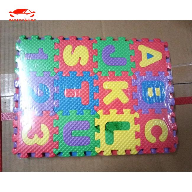 Set 36 Thảm Xốp Ghép Thảm Họa Tiết Chữ Cái Và Số Hoạt Hình Trang Trí Nhà Cửa Cho Bé