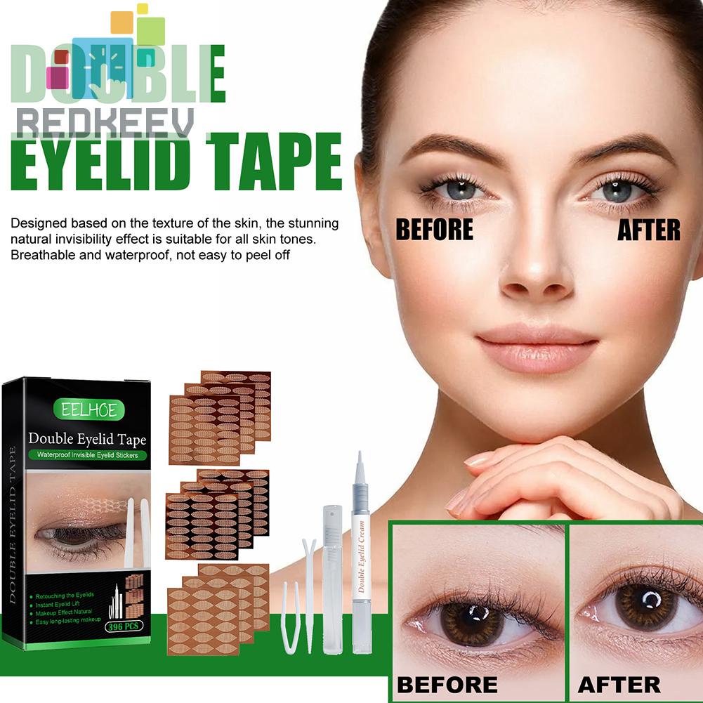 Bộ 396 Miếng Dán Kích Mí Với 3 Hình Dạng Khác Nhau