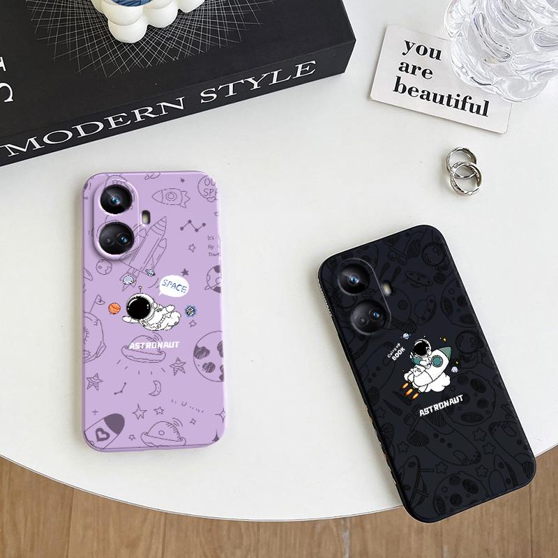 Ốp Lưng Realme 10 PRO PLUS Ốp Điện Thoại Silicon In Logo Nasa Cho Realme 10 Pro Plus 5G Realme 10 Pro + Realme C55 SSGS